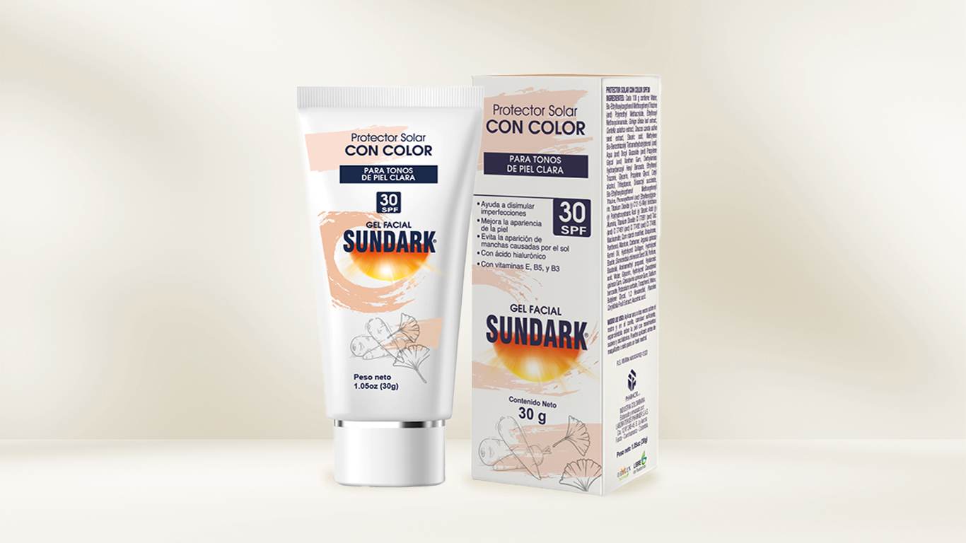 Sundark piel clara